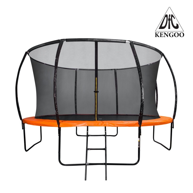 Батут DFC Kengoo 14 FT (427 см) оранжевый/черный