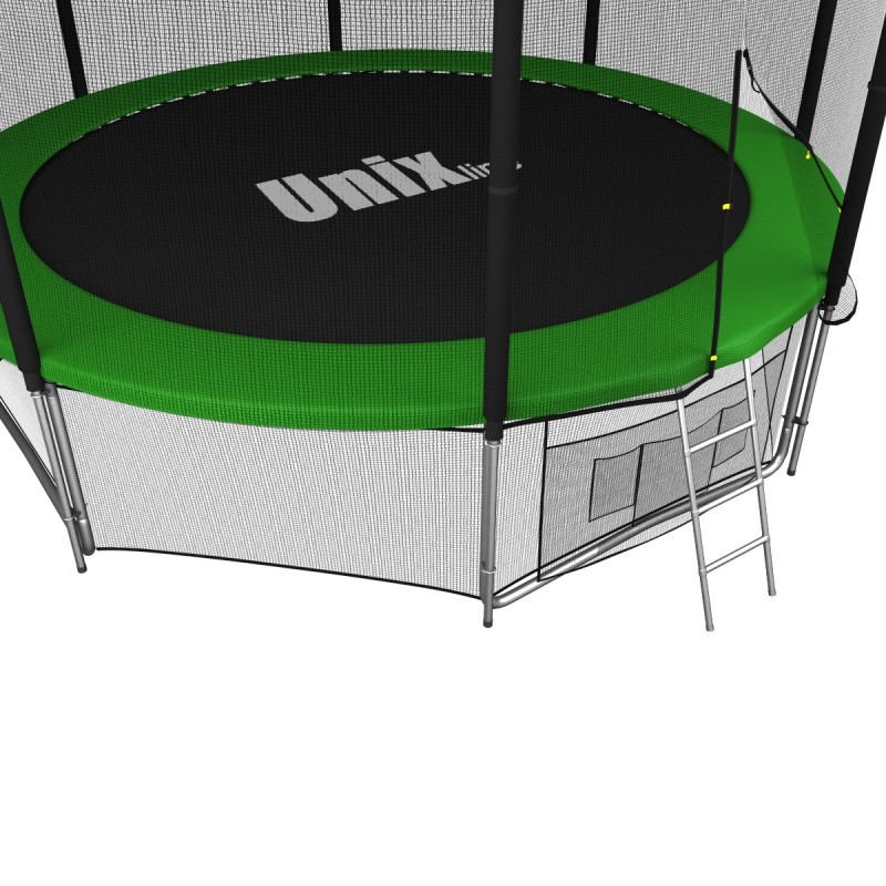 Батут UNIX Line 12 FT (366 см) OUTside зеленый, изображение 4