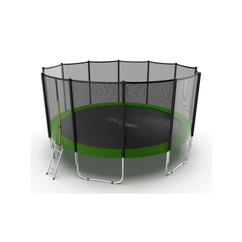 Батут EVO JUMP External 16 FT (488 см) зеленый