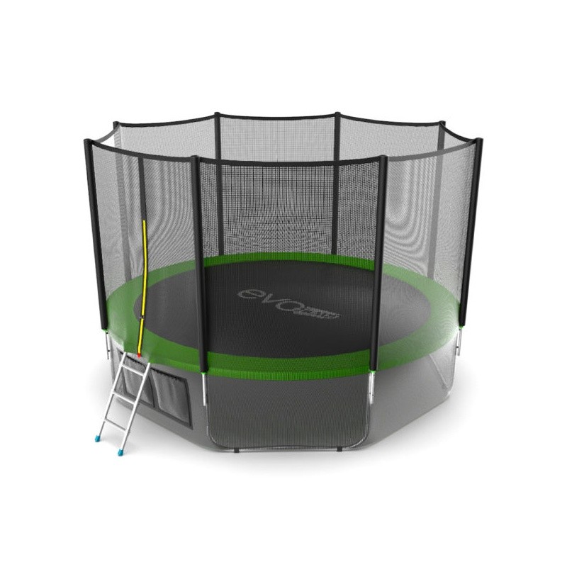 Батут EVO JUMP External Lower net 12 FT (366 см) зеленый, изображение 4