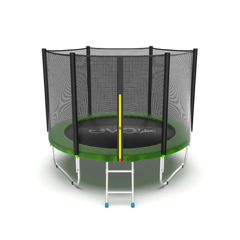 Батут EVO JUMP External 8 FT (244 см) зеленый, изображение 6