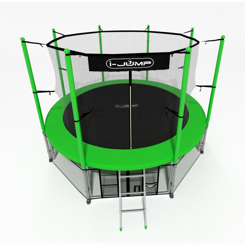 Батут i-Jump 16 FT (488 см) зеленый, изображение 2
