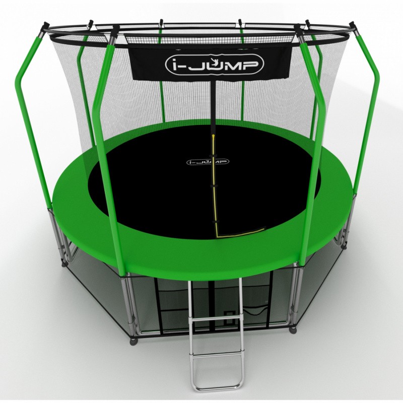 Батут i-Jump Elegant 8 FT (244 см) зеленый, изображение 3