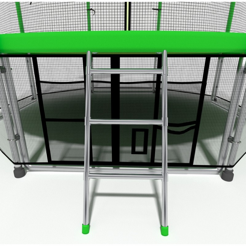 Батут i-Jump Basket 14 FT (427 см) зеленый, изображение 2