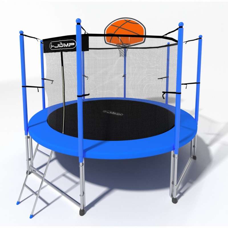Батут i-Jump Basket 6 FT (183 см) синий, изображение 6