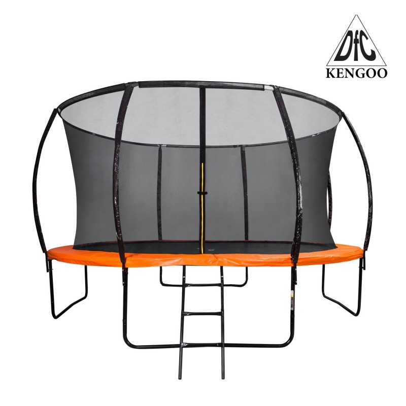 Батут DFC KENGOO II 10 FT (305 см) оранжевый/черный
