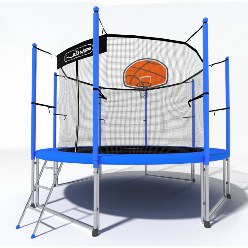 Батут i-Jump Basket 6 FT (183 см) синий, изображение 7