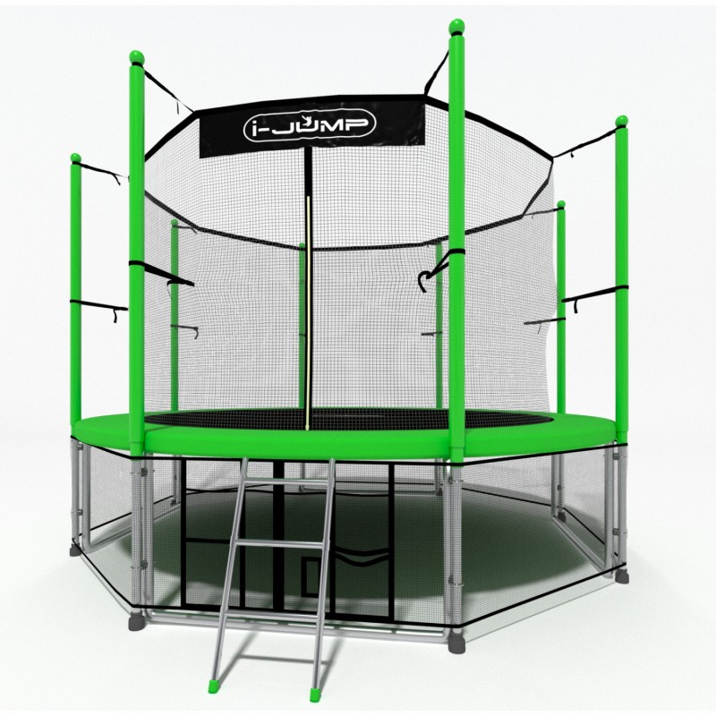 Батут i-Jump 10 FT (305 см) зеленый