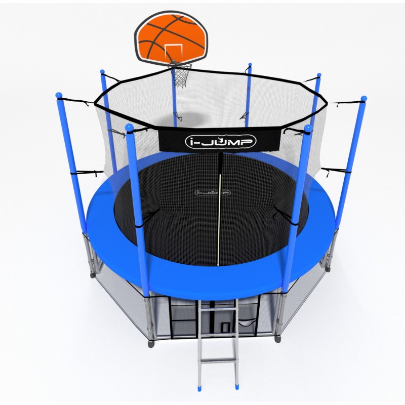 Батут i-Jump Basket 16 FT (488 см) синий, изображение 3