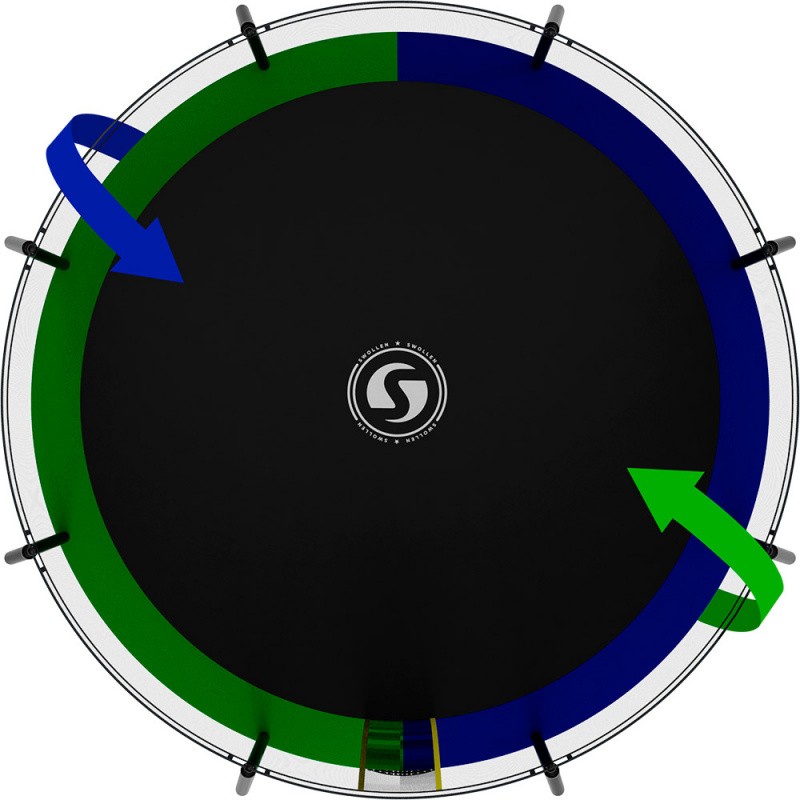 Батут SWOLLEN Prime Black 12 FT (366 см), изображение 3