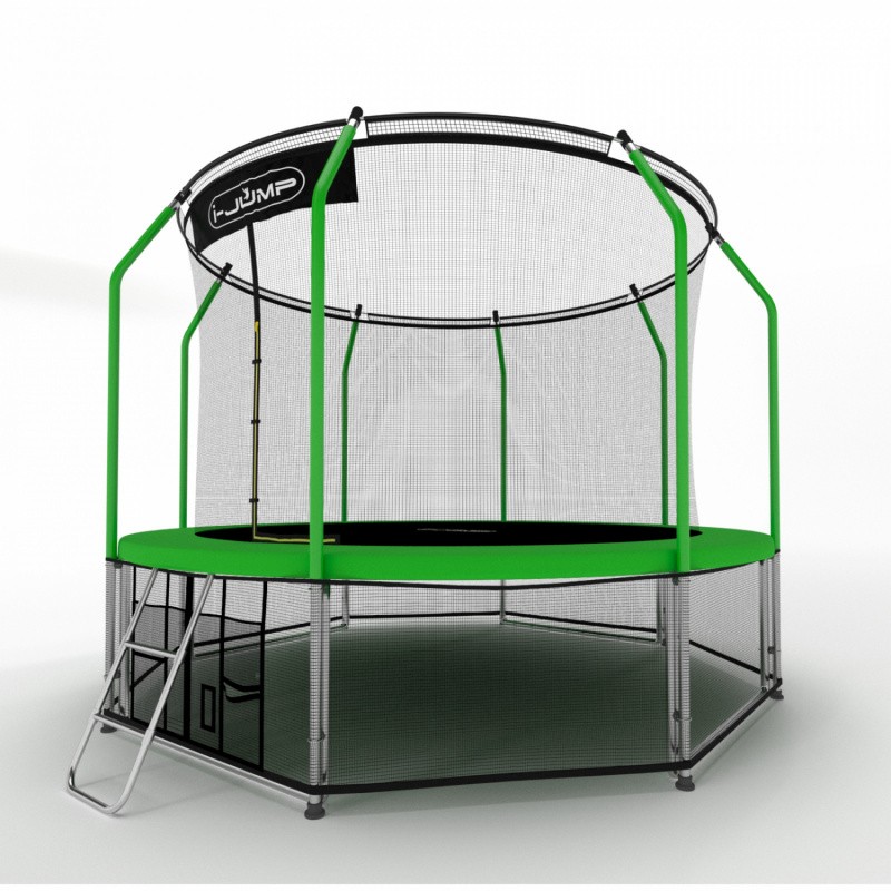 Батут i-Jump Elegant 10 FT (305 см) зеленый, изображение 3