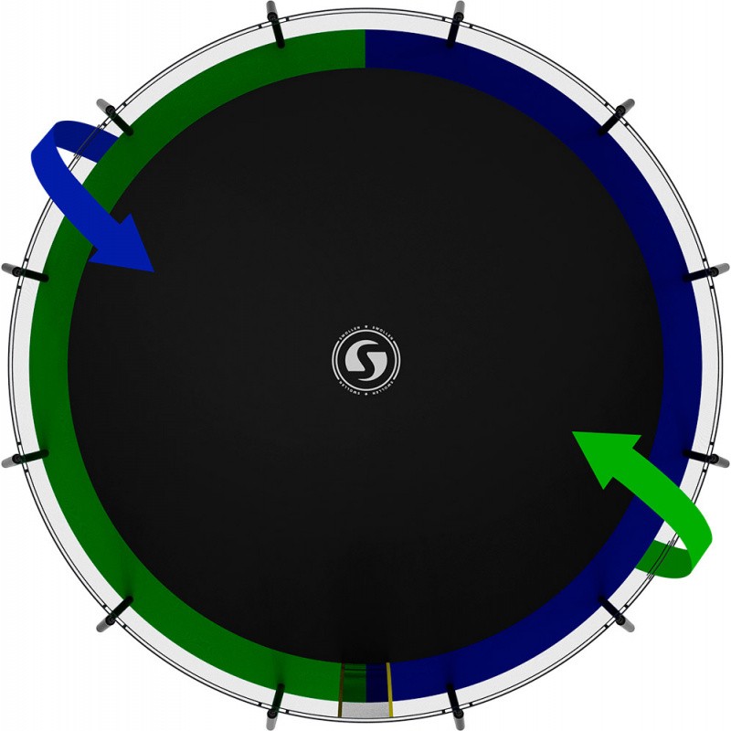 Батут SWOLLEN Prime Black 16 FT (488 см), изображение 3