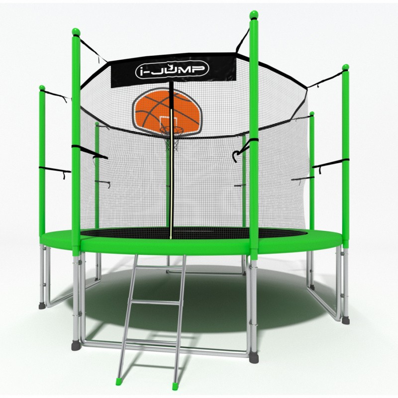 Батут i-Jump Basket 6 FT (183 см) зеленый