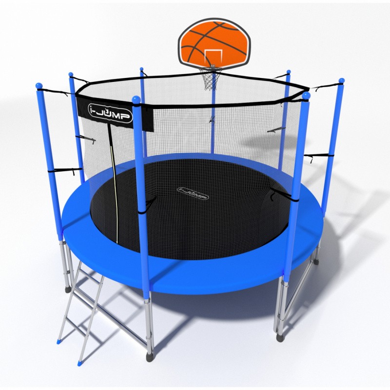 Батут i-Jump Basket 6 FT (183 см) синий, изображение 5