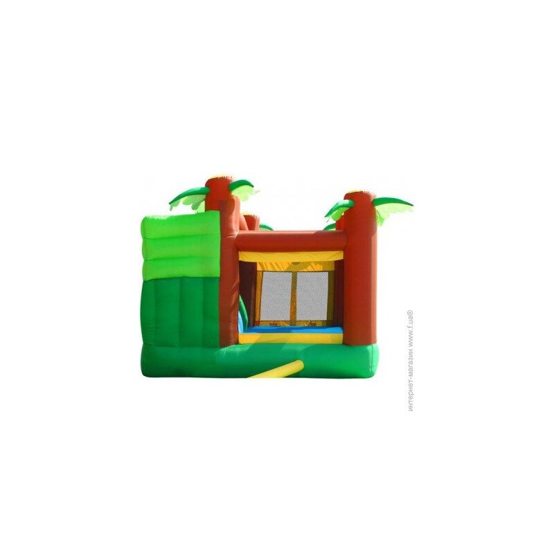 Надувной Батут Happy Hop с горкой Джунгли (9164), изображение 3