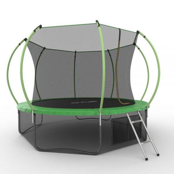 Батут EVO JUMP Internal 12 FT (366 см) зеленый, изображение 4