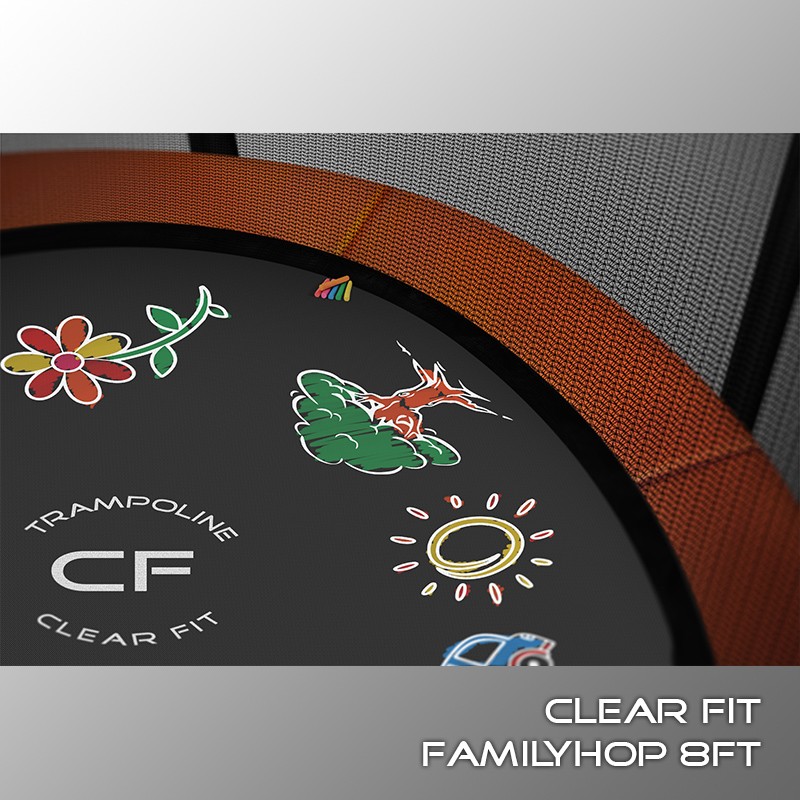 Батут Clear Fit FamilyHop 8 FT (243 см), изображение 10