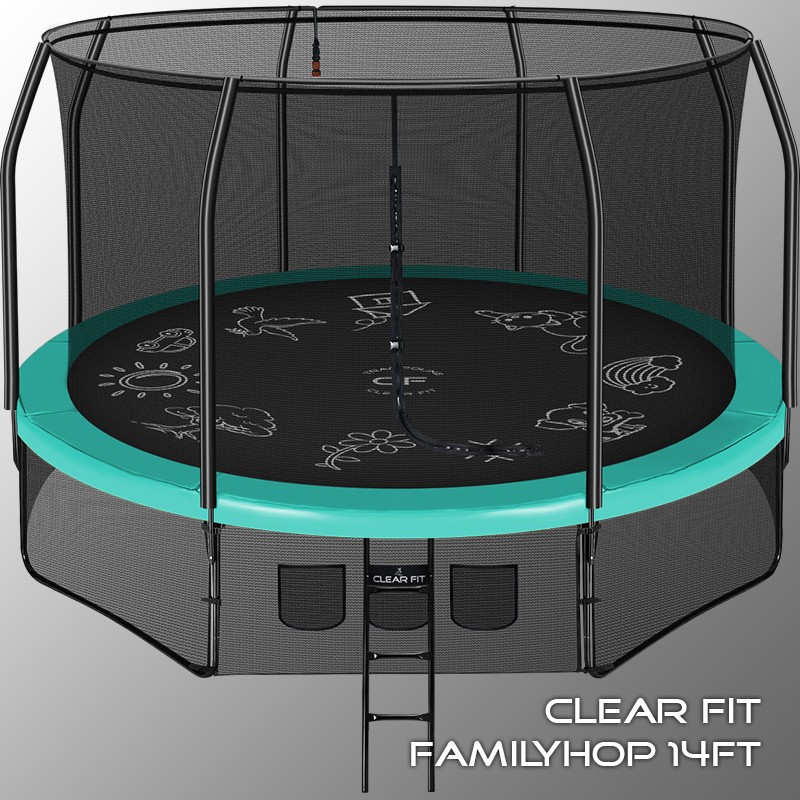 Батут Clear Fit FamilyHop 14 FT (426 см), изображение 3