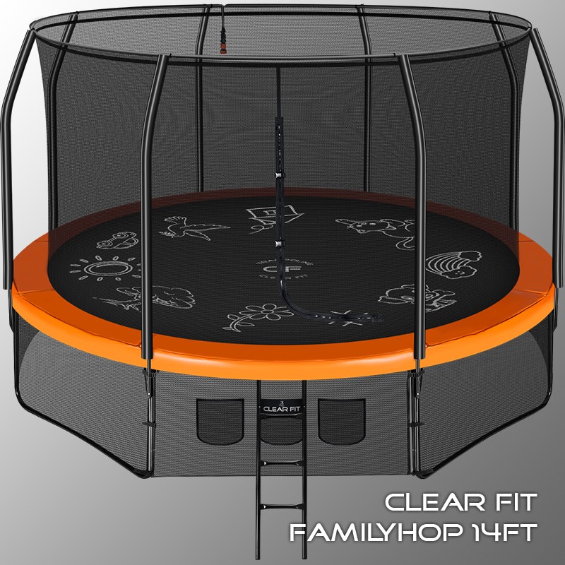 Батут Clear Fit FamilyHop 14 FT (426 см), изображение 2