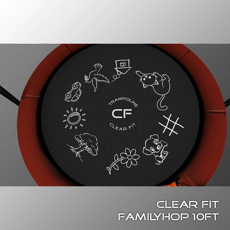 Батут Clear Fit FamilyHop 10 FT (304 см), изображение 8