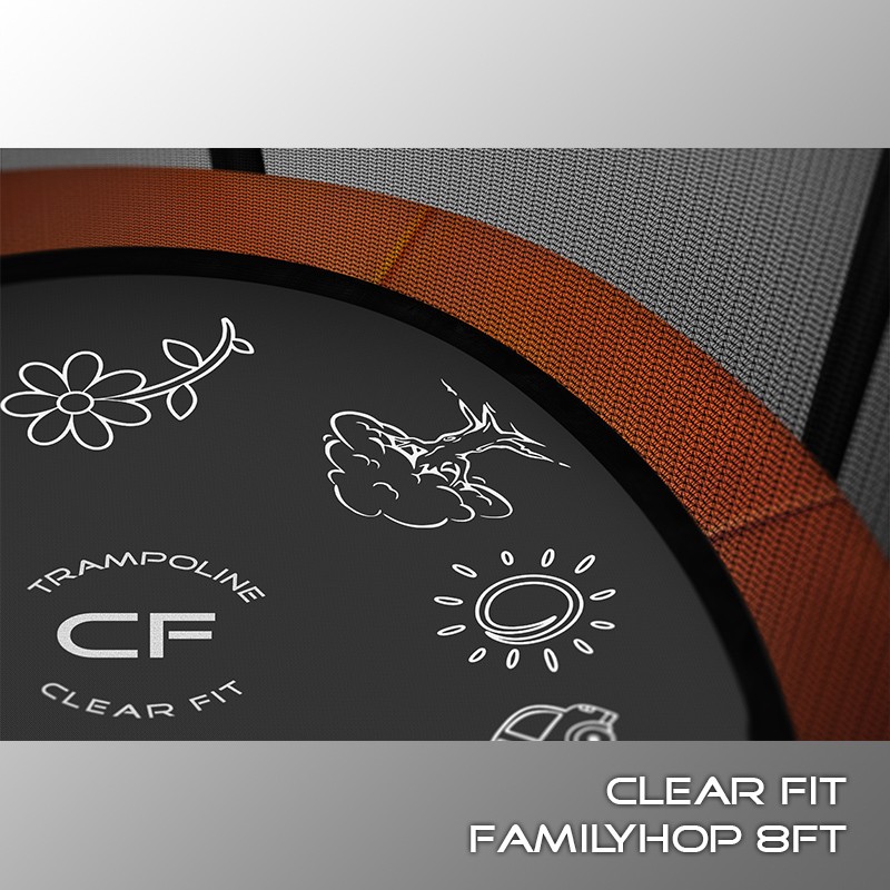 Батут Clear Fit FamilyHop 8 FT (243 см), изображение 11