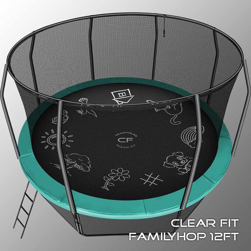 Батут Clear Fit FamilyHop 12 FT (365 см), изображение 10